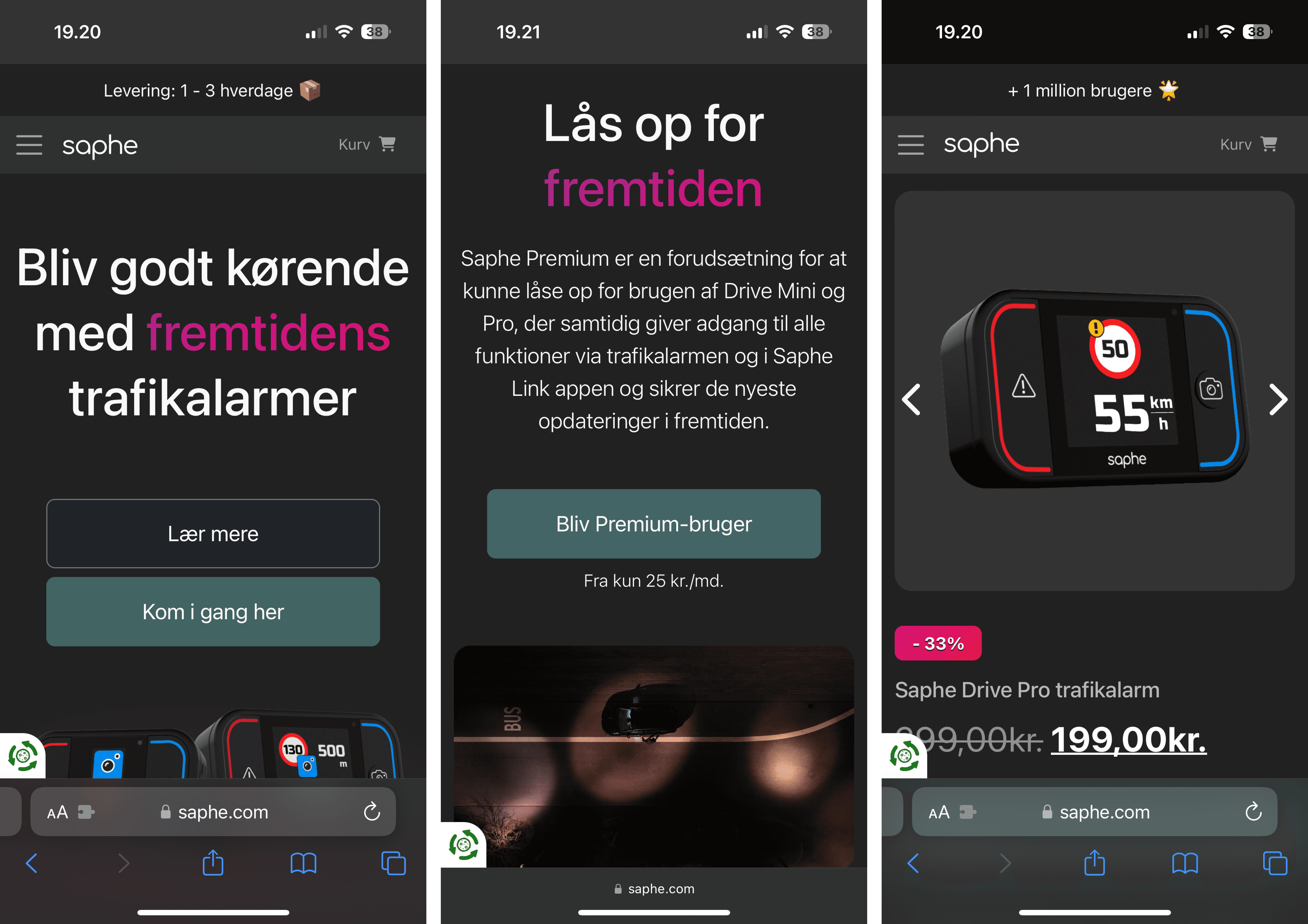 WordPress Saphe design