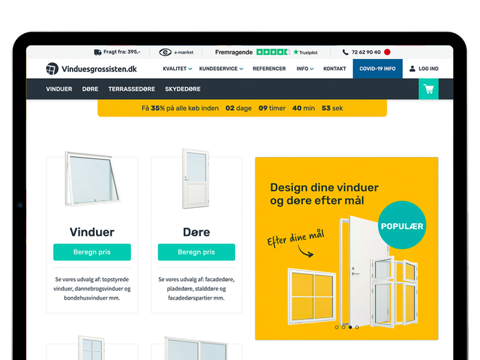 Vinduesgrossisten platform